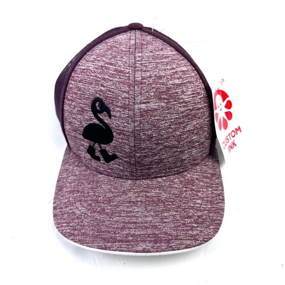 Pacific Headwear Duck Hat Cap Burgundy SnapBack Custom Ink Brand New - Picture 1 of 7